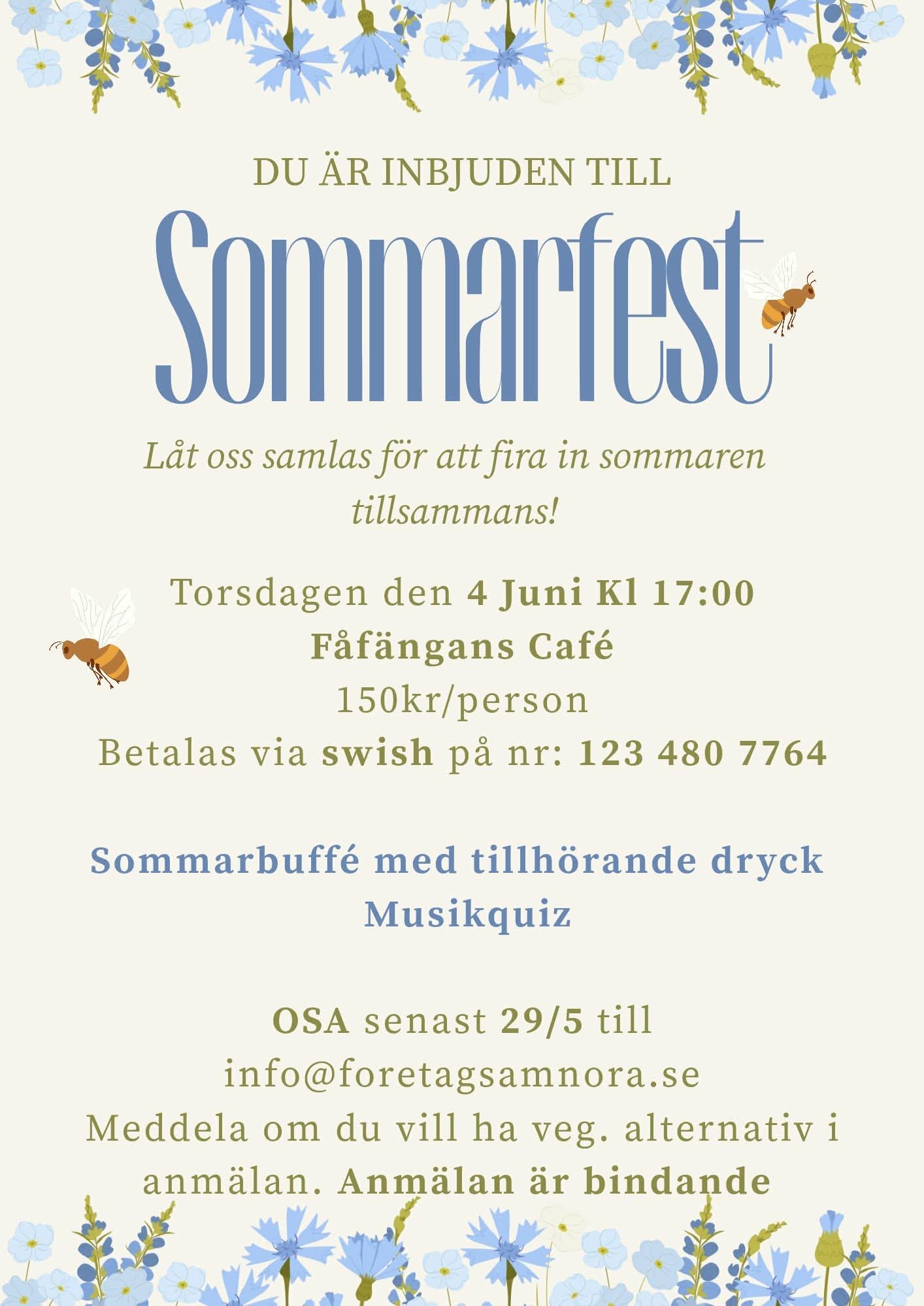 Sommarfest på Fåfängan